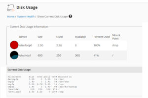 /dev/loop0 is 100 full no free space