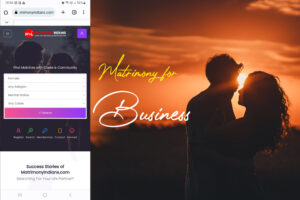 Matrimony Website for Business Families