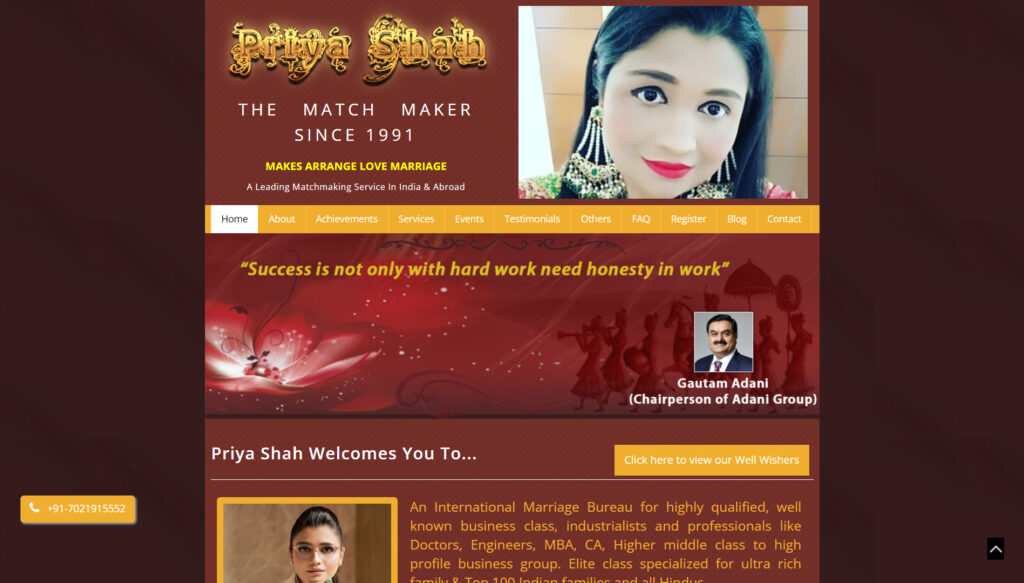 Priya Shah The Match Maker